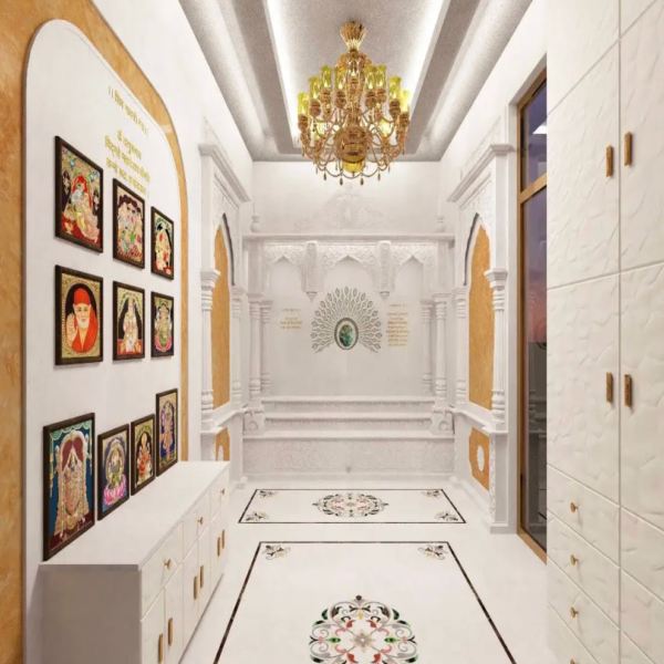 How Custom Marble Temples Are Designed to Complement Modern Homes